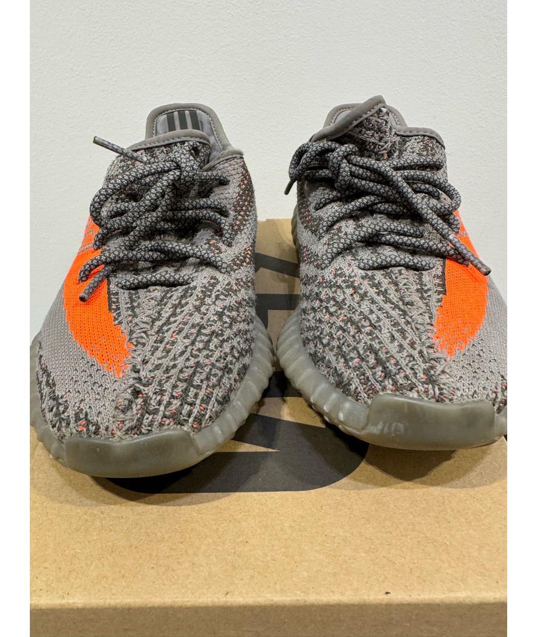 ADIDAS YEEZY Антрацитовые кроссовки, фото 2