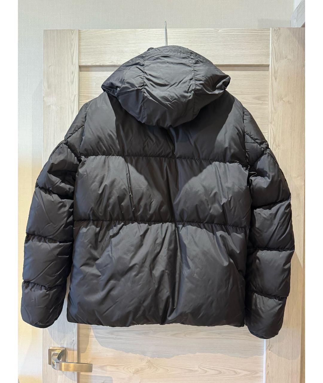 MONCLER Черный пуховик, фото 2