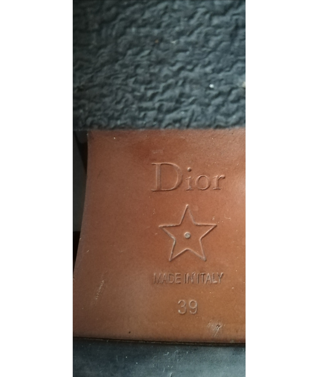 CHRISTIAN DIOR PRE-OWNED Черные кожаные ботильоны, фото 7