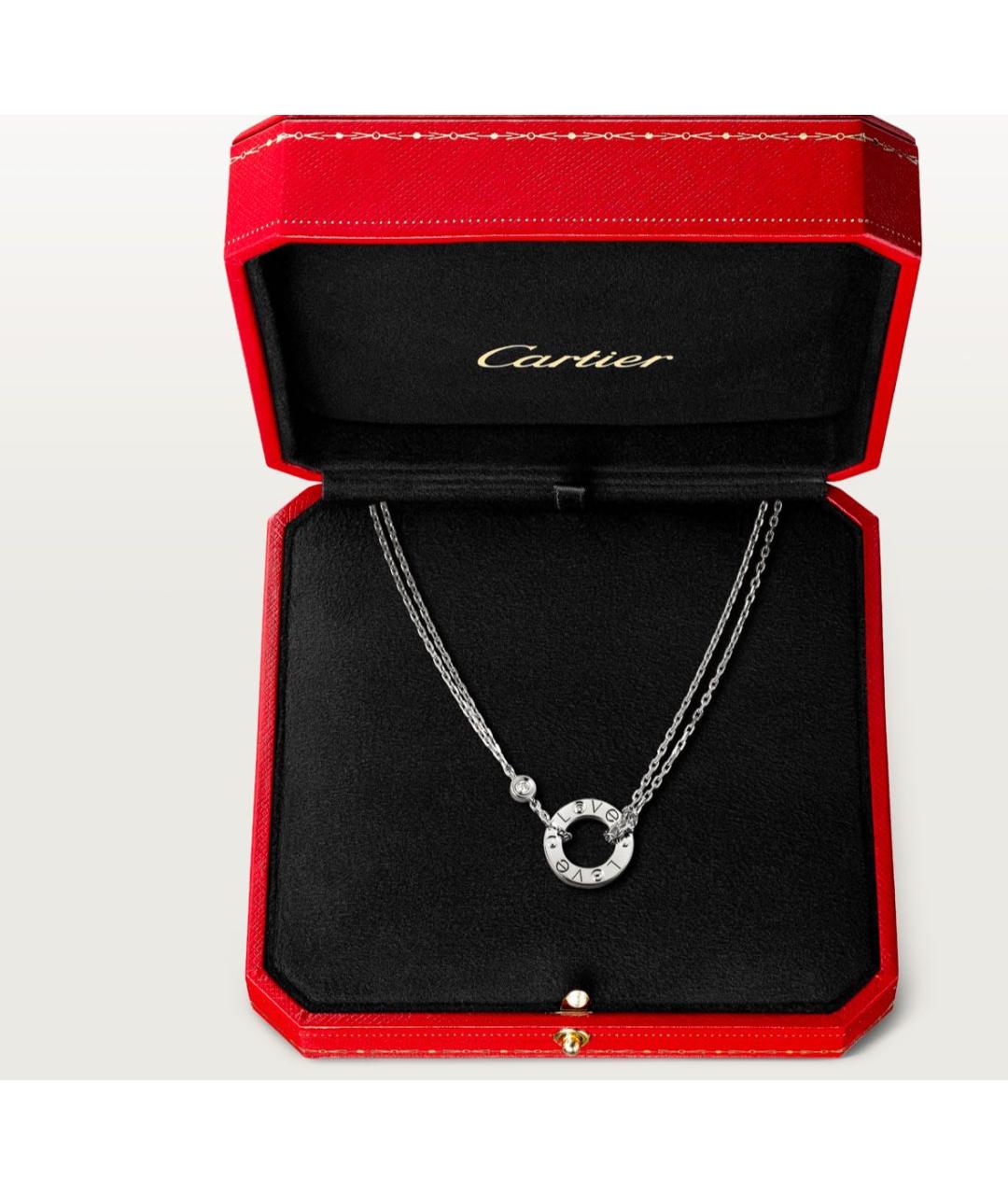 CARTIER Цепочка из белого золота, фото 4