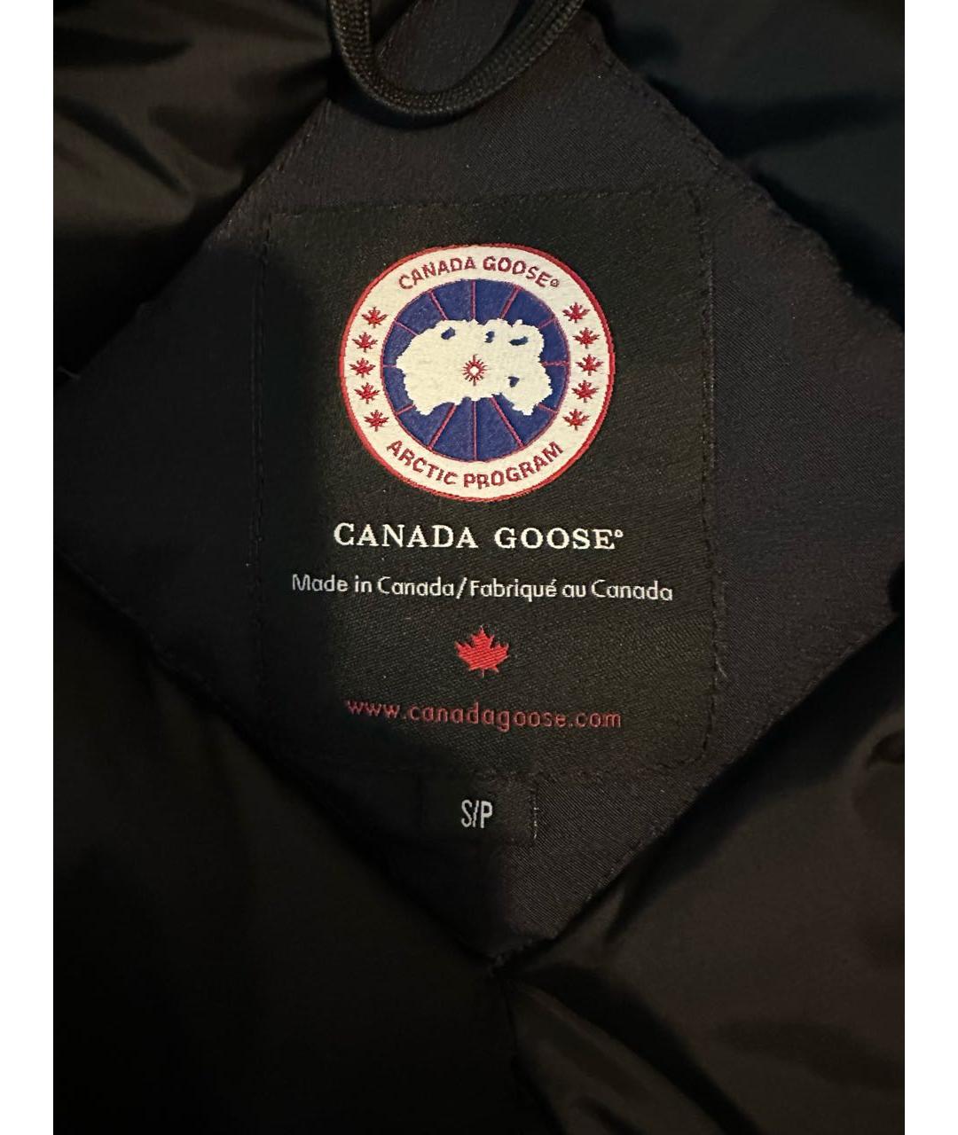 CANADA GOOSE Темно-синяя парка, фото 5