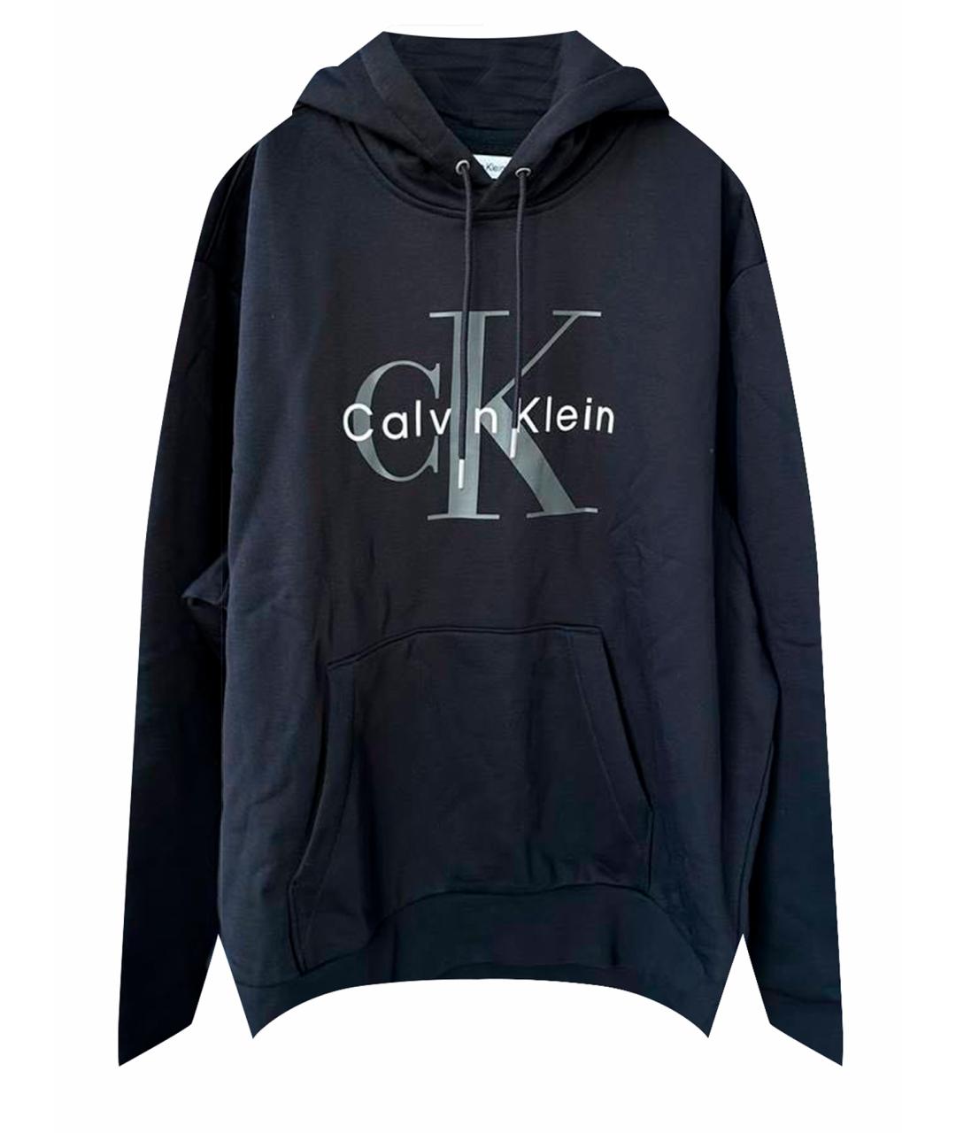 CALVIN KLEIN Черный хлопко-эластановый спортивный костюм, фото 1