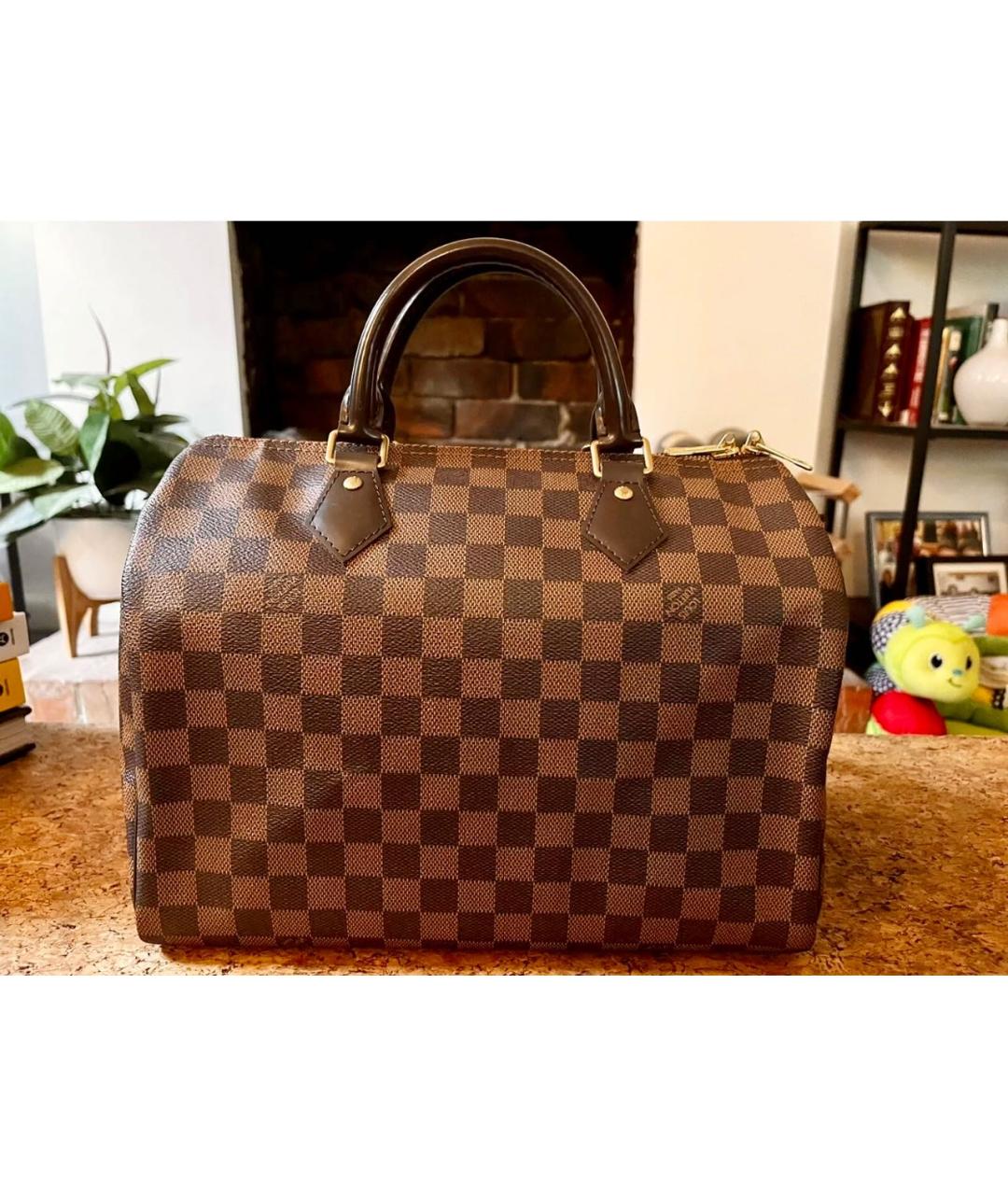 LOUIS VUITTON Коричневая сумка через плечо, фото 3