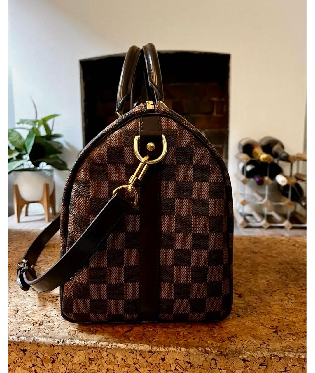 LOUIS VUITTON Коричневая сумка через плечо, фото 4