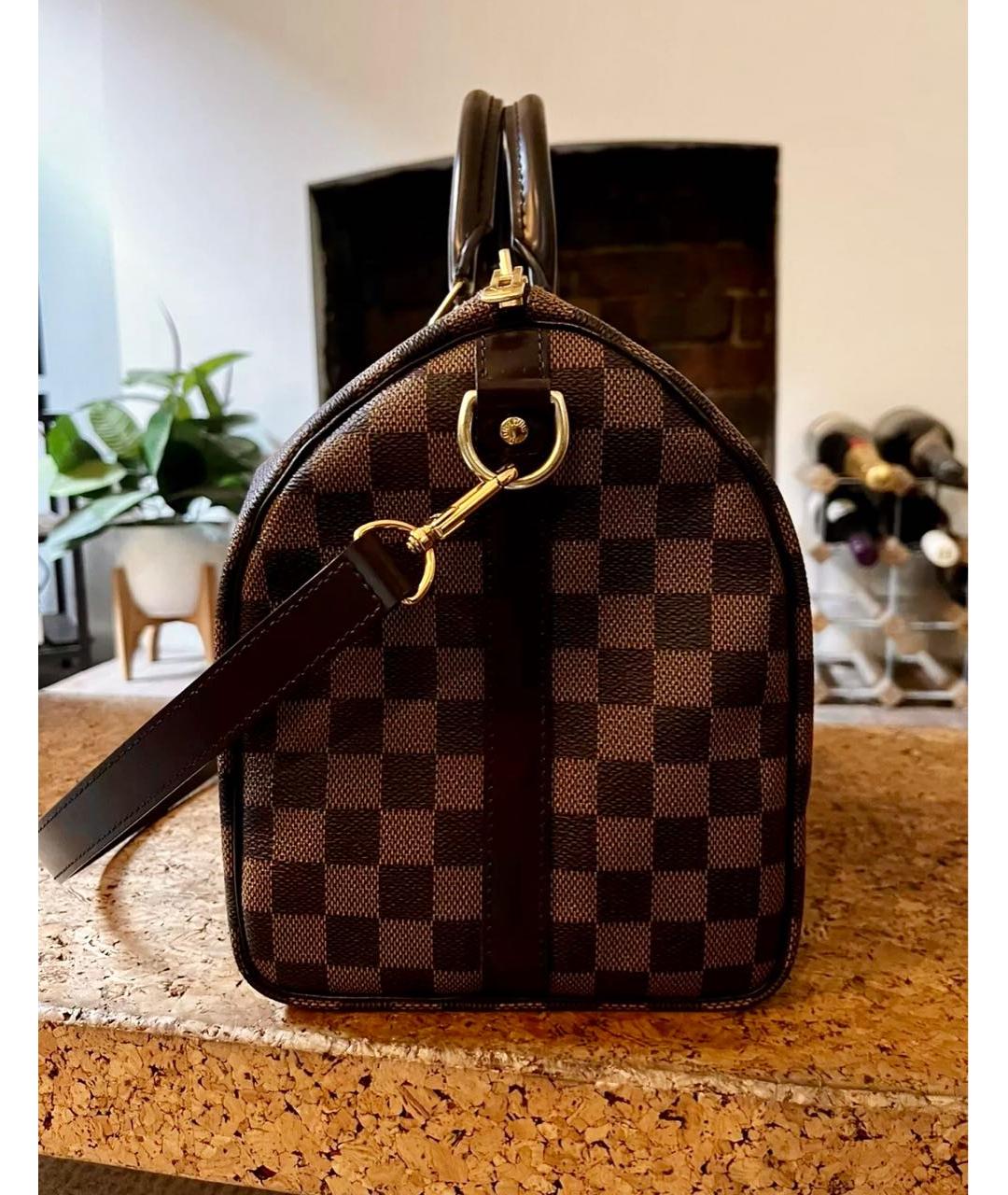 LOUIS VUITTON Коричневая сумка через плечо, фото 5