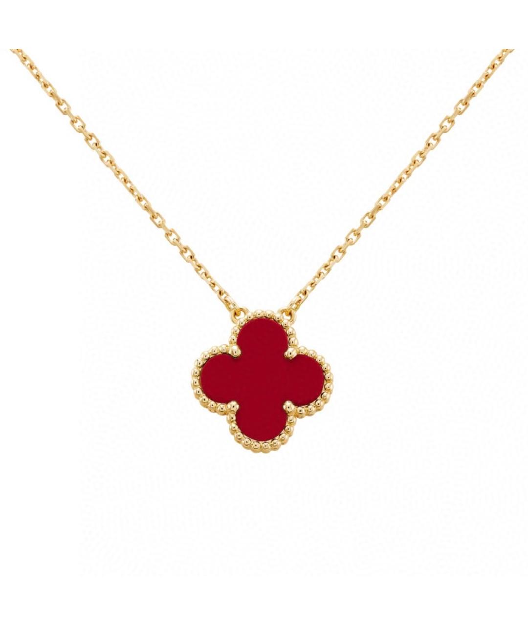 VAN CLEEF & ARPELS Красная подвеска из желтого золота, фото 1