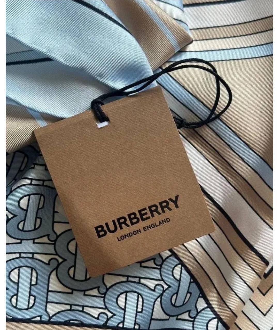 BURBERRY Шелковый платок, фото 6