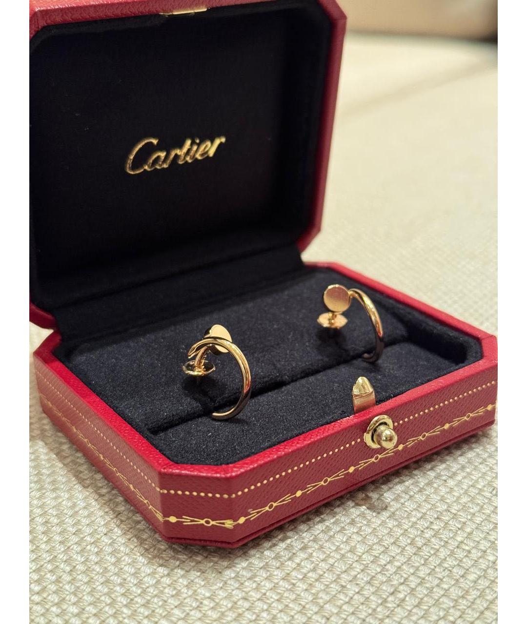 CARTIER Желтые серьги из желтого золота, фото 2