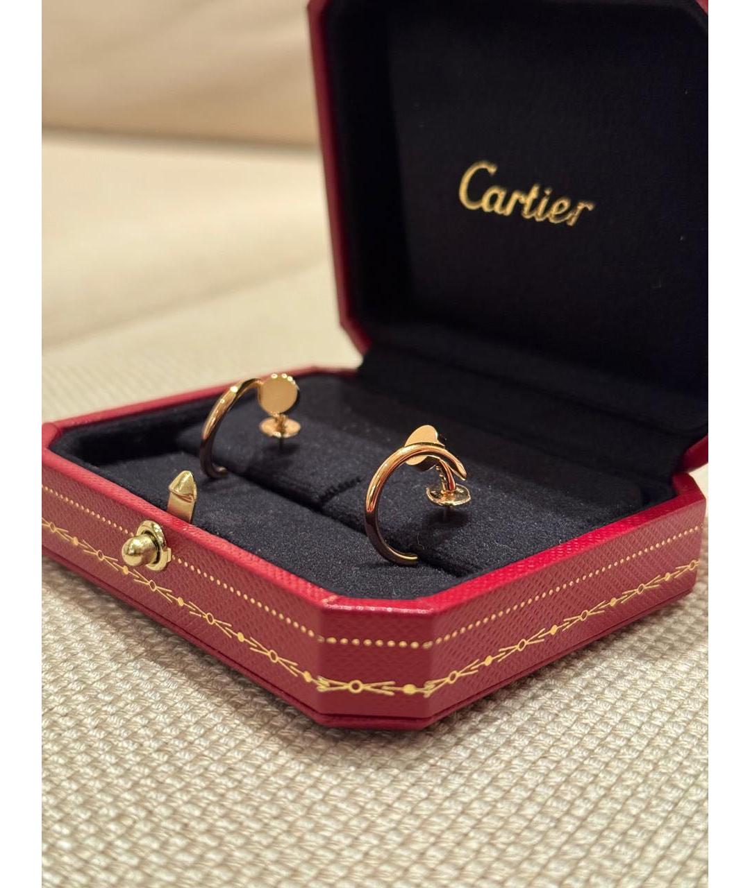 CARTIER Желтые серьги из желтого золота, фото 5