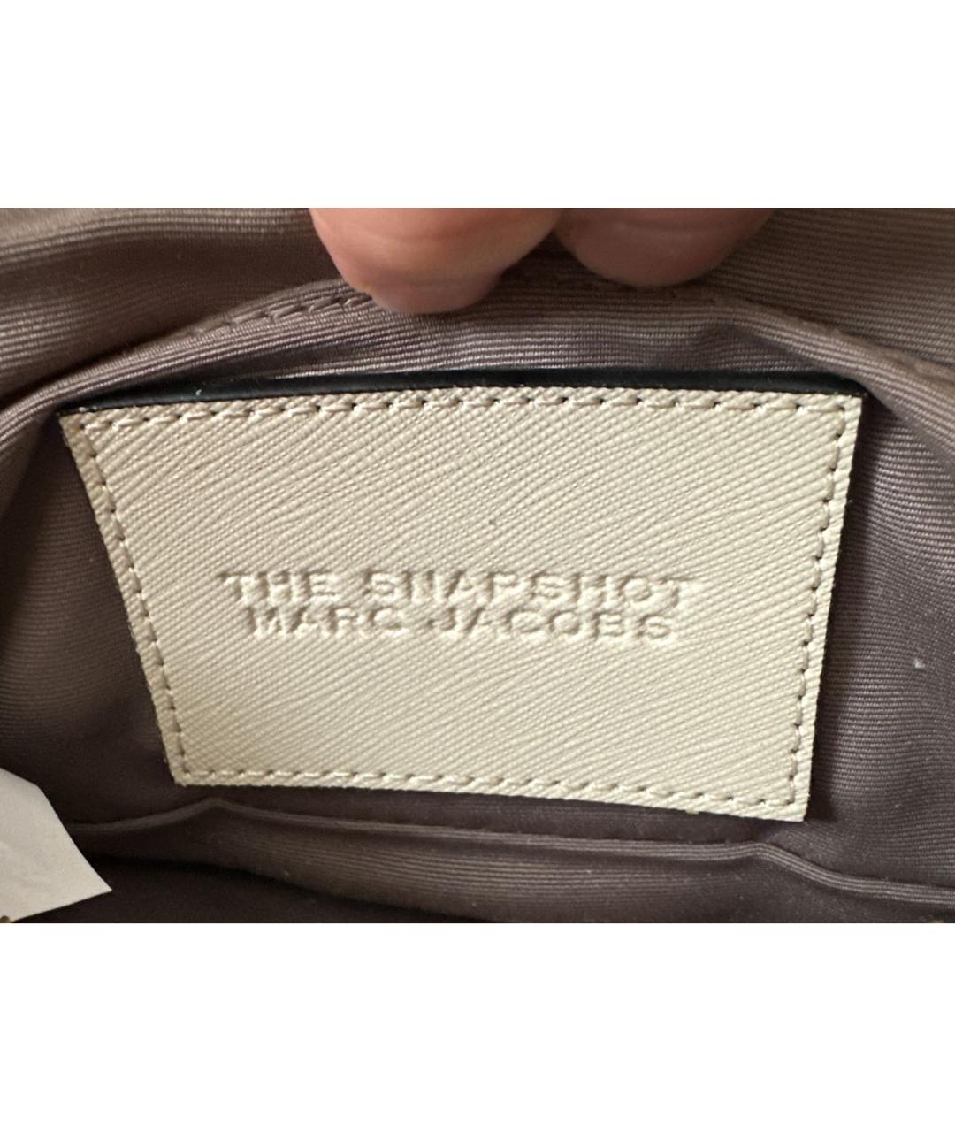 MARC JACOBS Бежевая кожаная сумка через плечо, фото 8