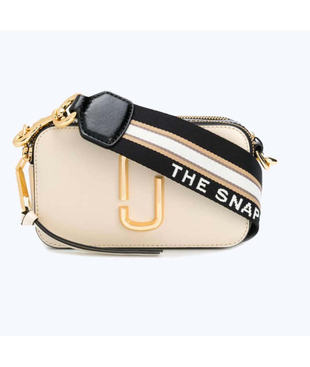 MARC JACOBS Бежевая кожаная сумка через плечо, фото 3