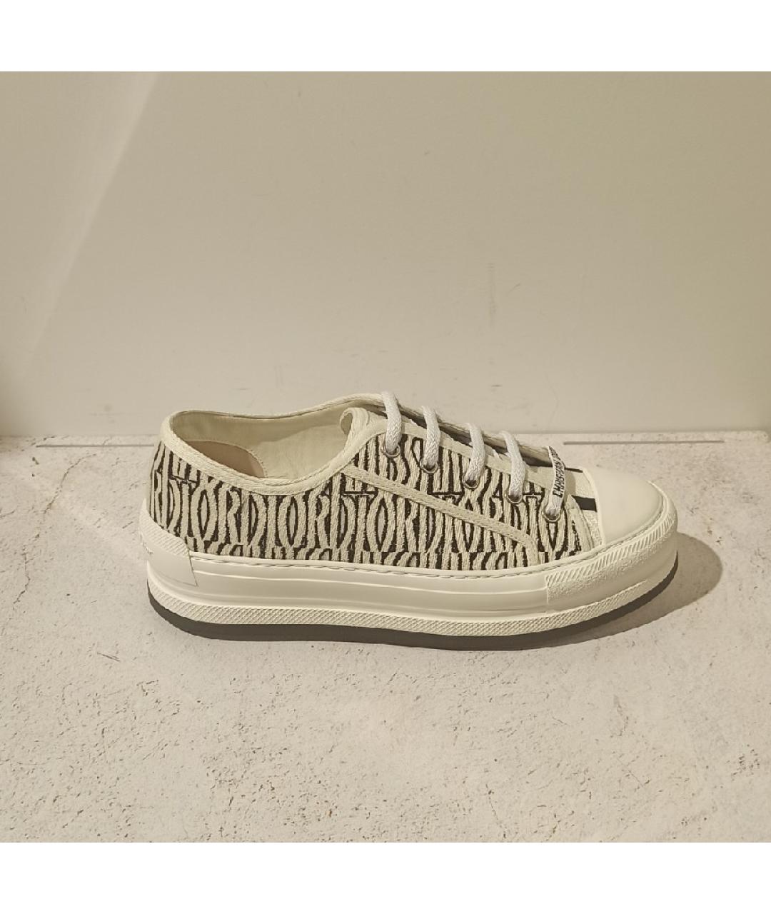 CHRISTIAN DIOR Мульти текстильные кеды, фото 2