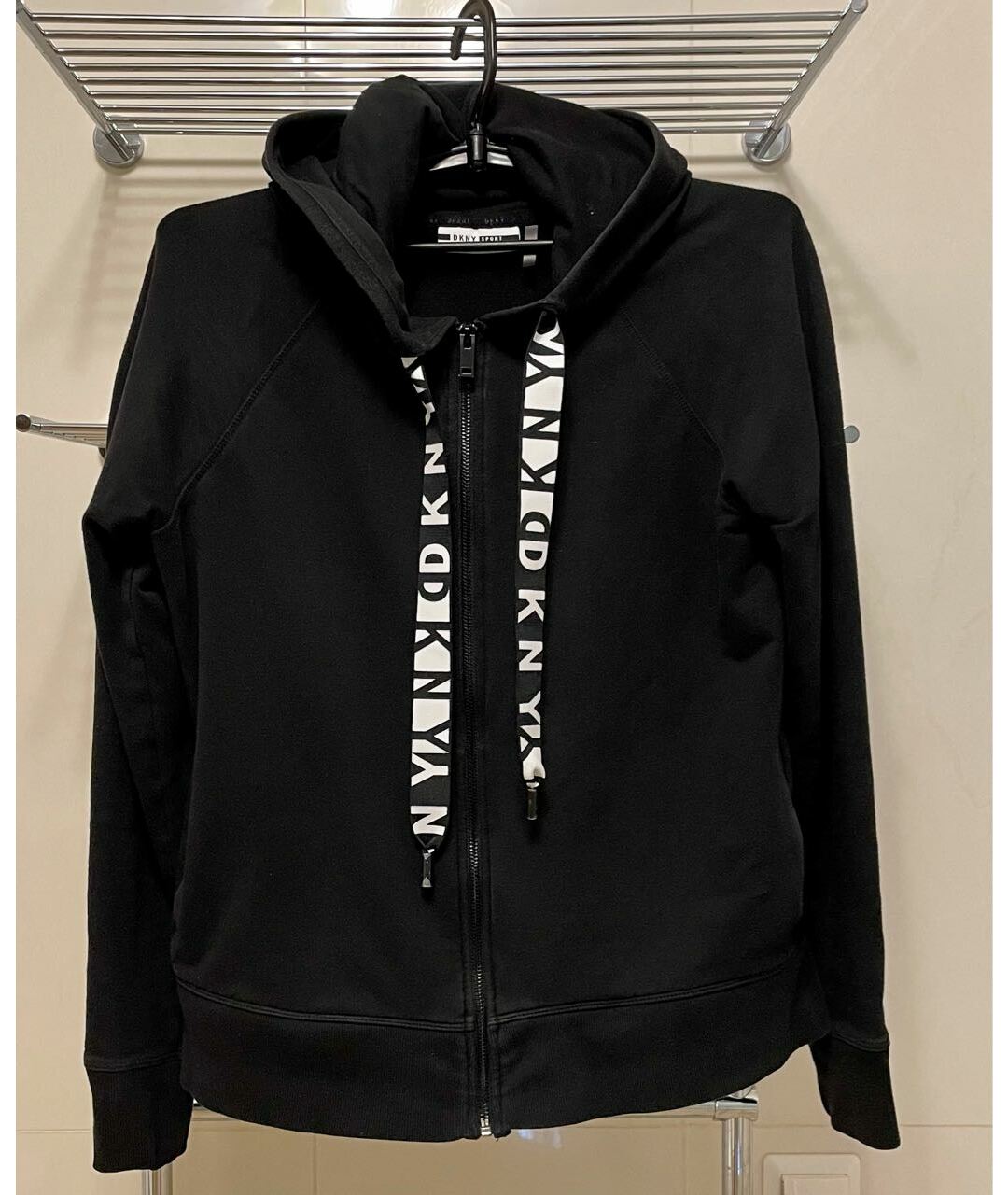 DKNY Черный хлопковый костюм с брюками, фото 5