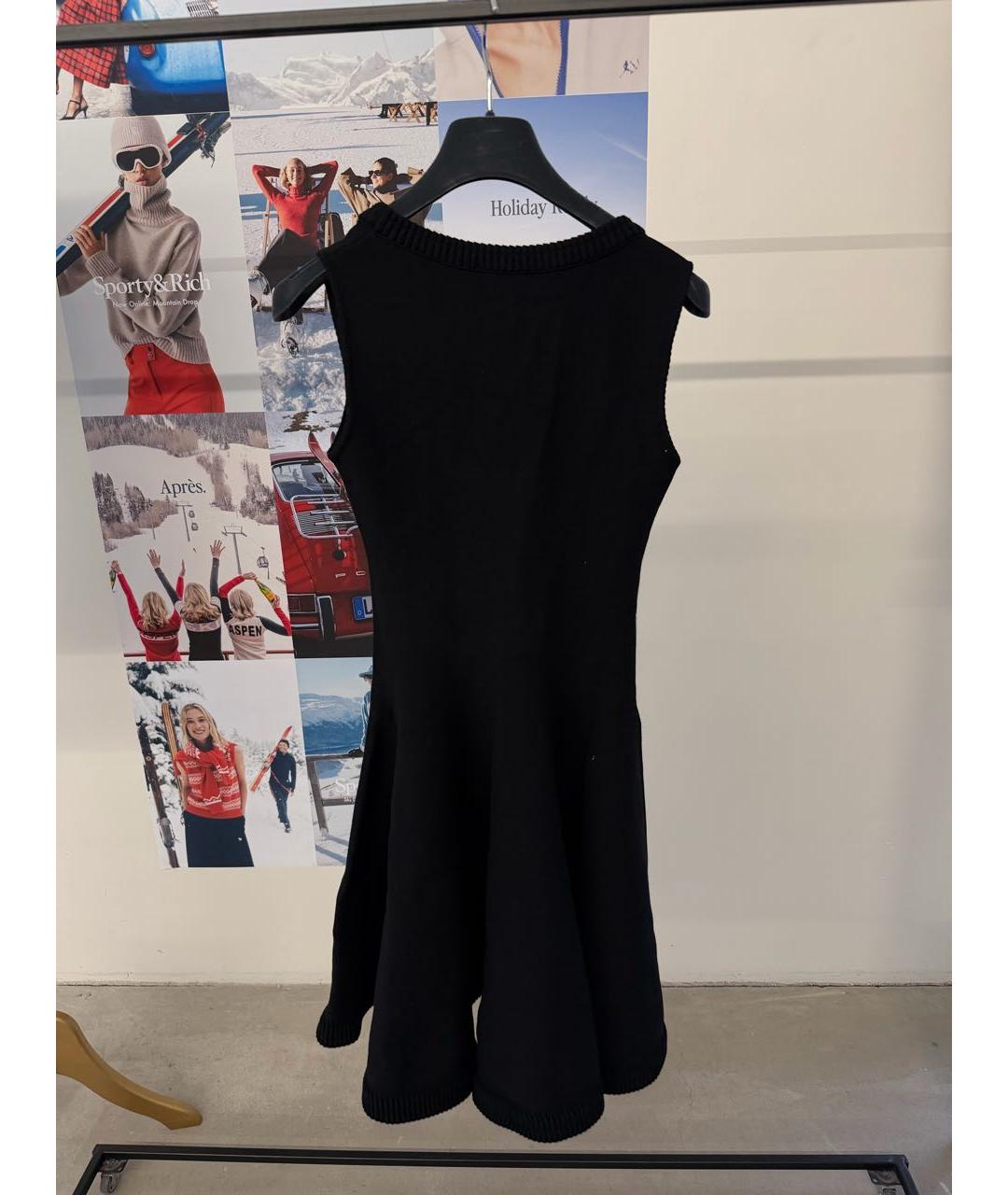 PHILIPP PLEIN Черное вискозное платье, фото 5