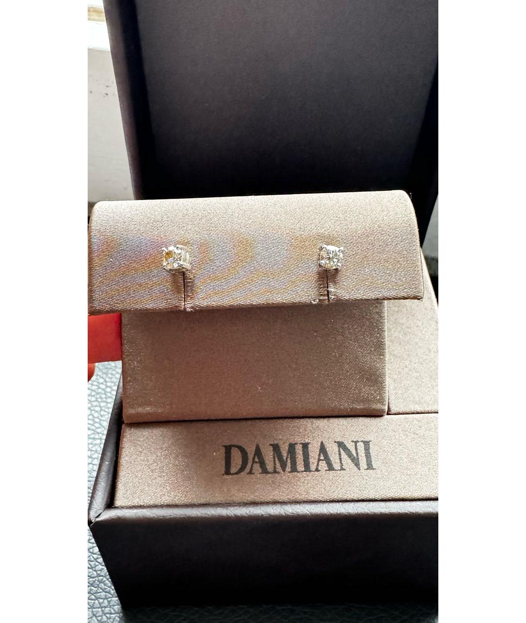 DAMIANI Серебряные серьги из белого золота, фото 5