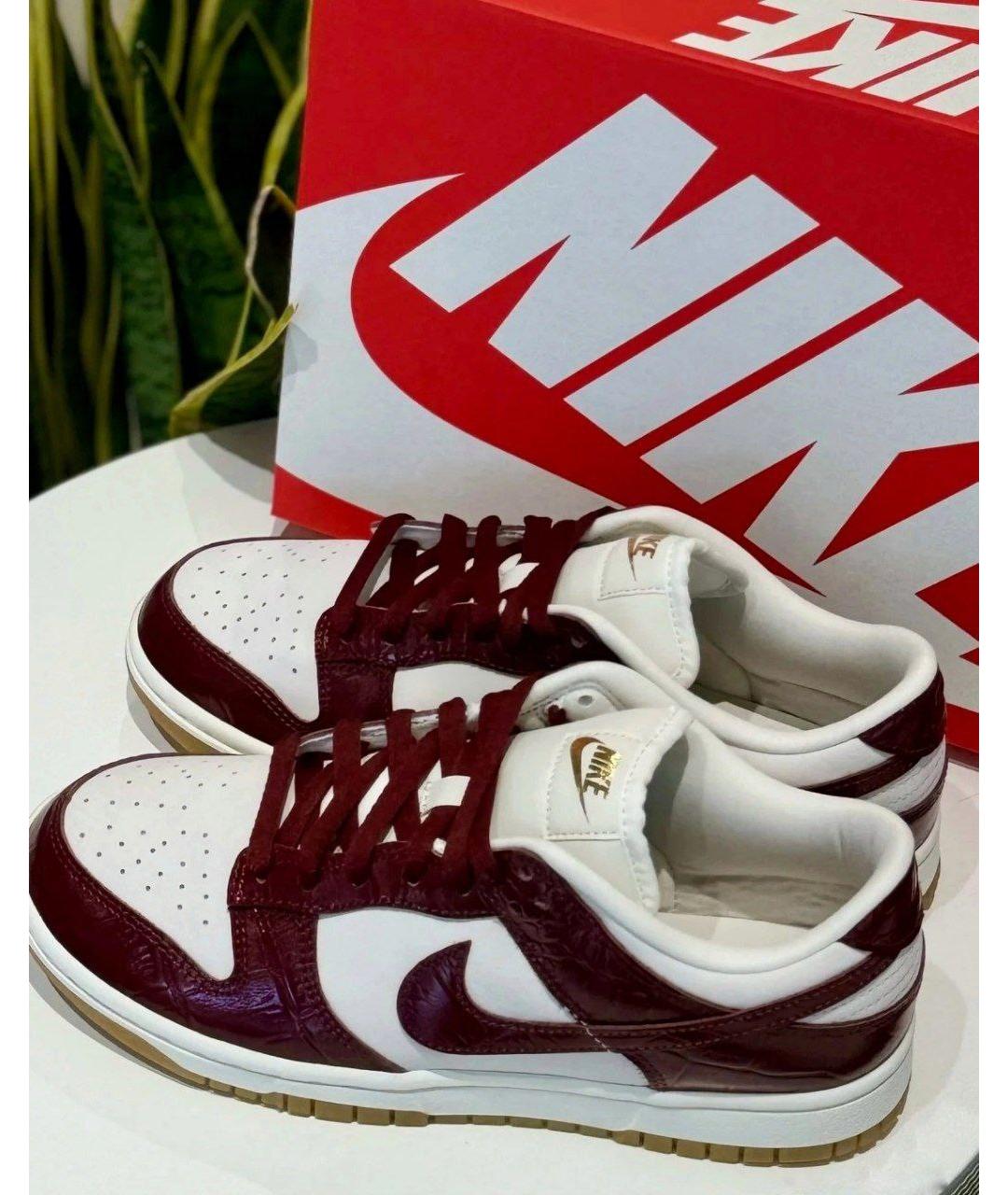 NIKE Красные кроссовки из лакированной кожи, фото 2