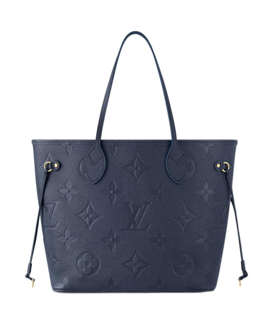 LOUIS VUITTON Темно-синяя кожаная сумка через плечо, фото 2