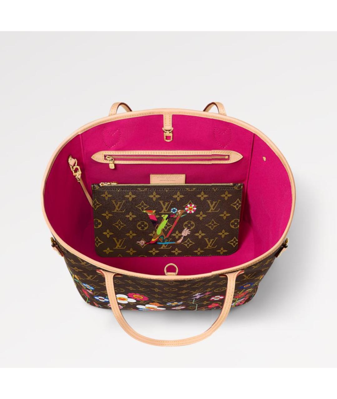 LOUIS VUITTON Коричневая сумка тоут, фото 3