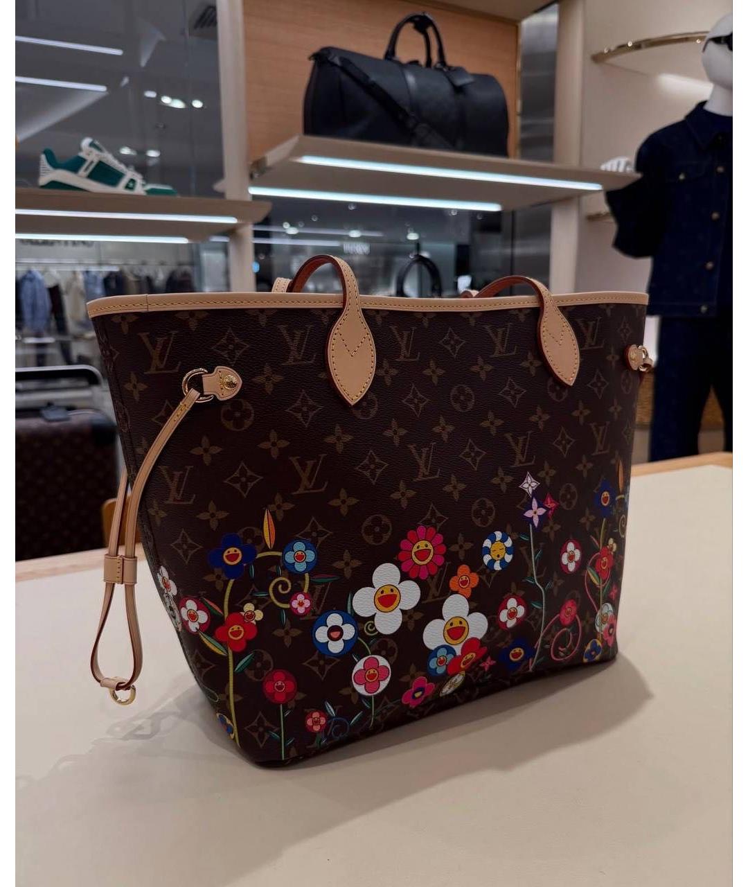 LOUIS VUITTON Коричневая сумка тоут, фото 4