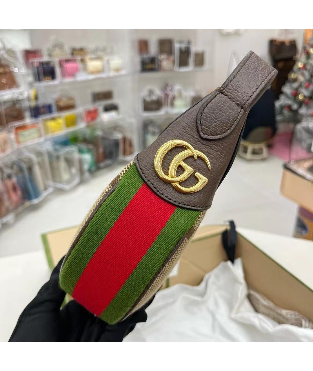 GUCCI Хаки сумка через плечо, фото 4