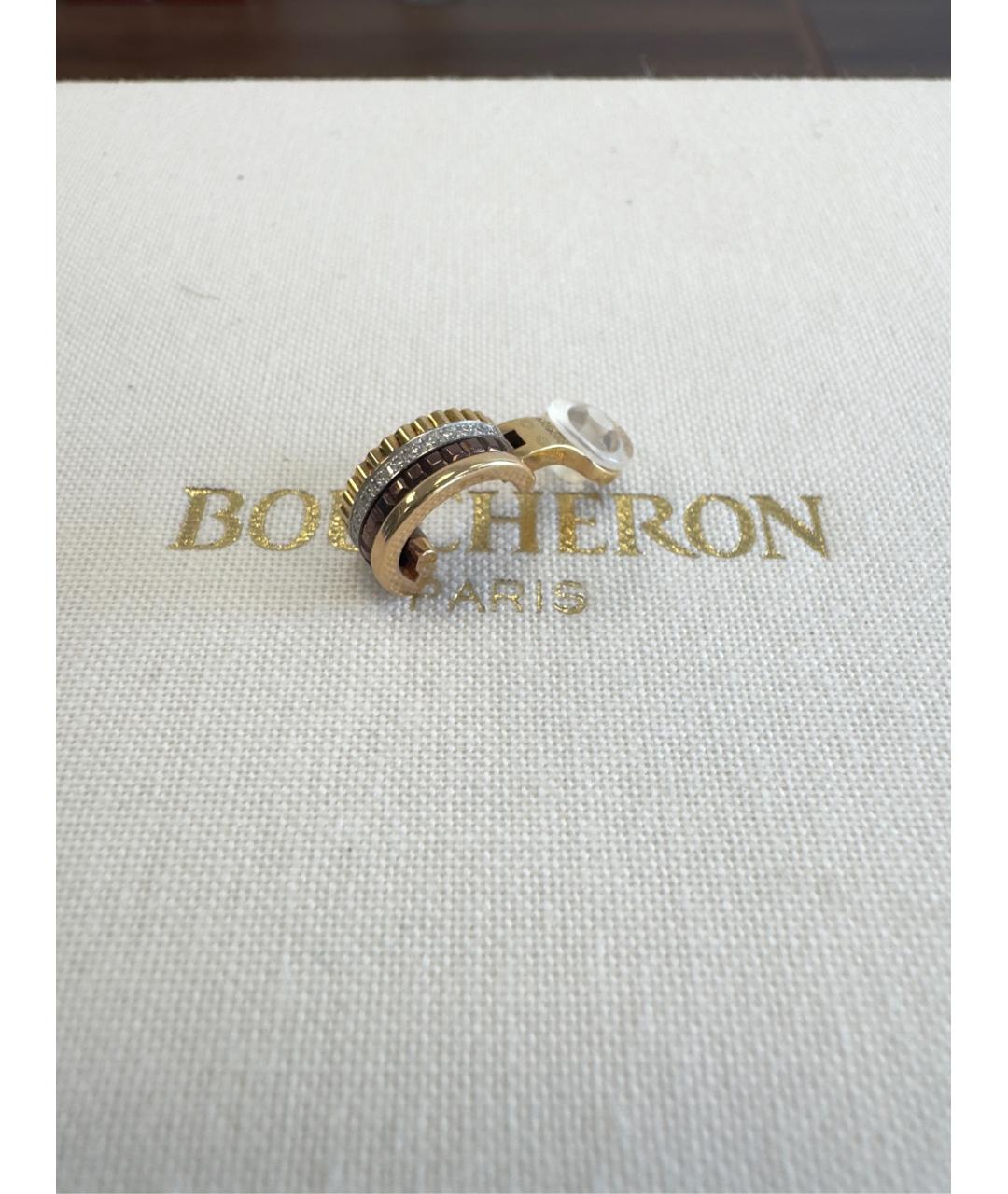 BOUCHERON Золотые серьги из белого золота, фото 8