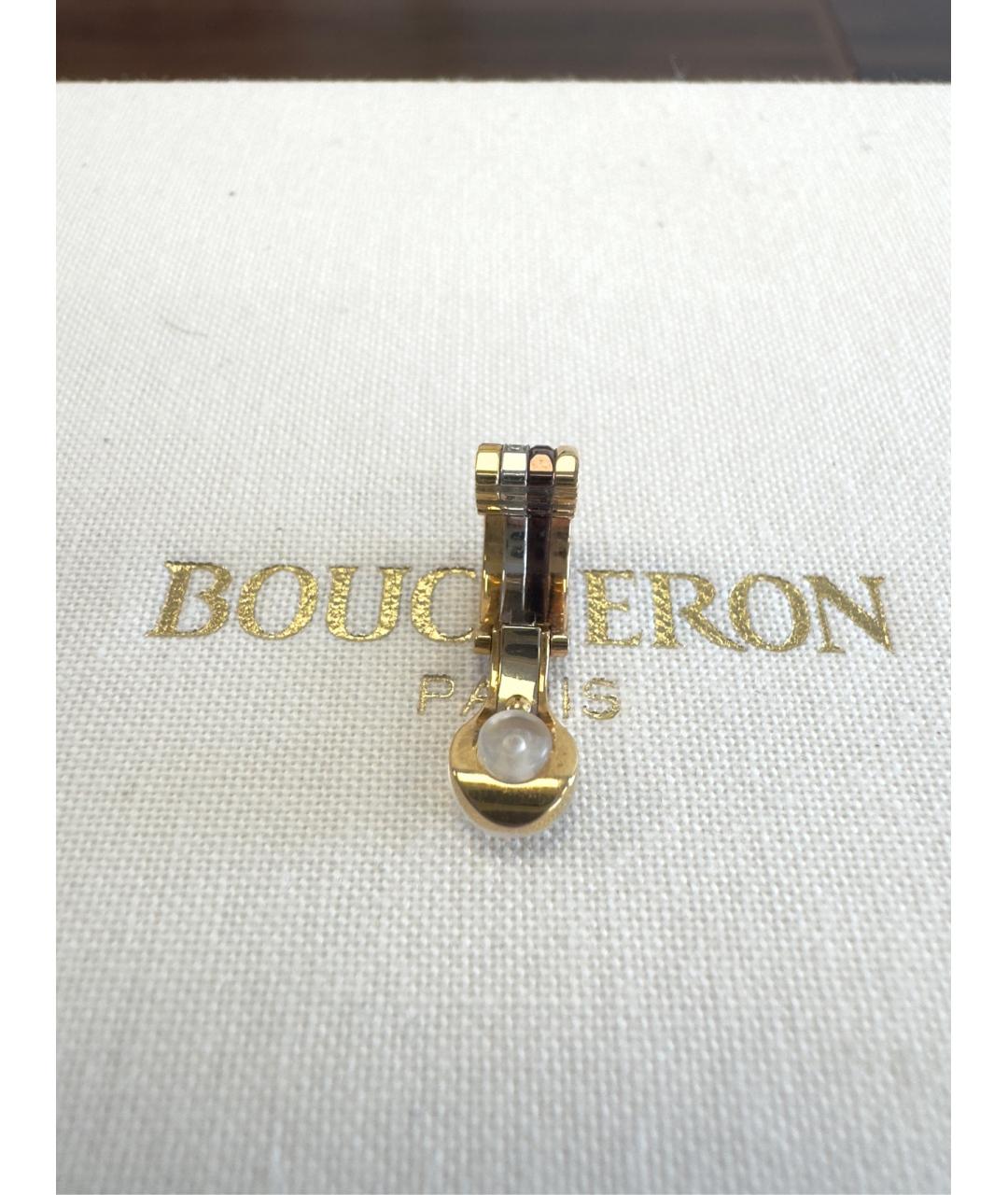 BOUCHERON Золотые серьги из белого золота, фото 5