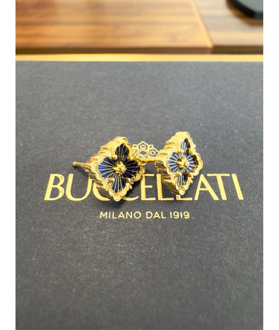 Buccellati Золотые серьги из желтого золота, фото 4