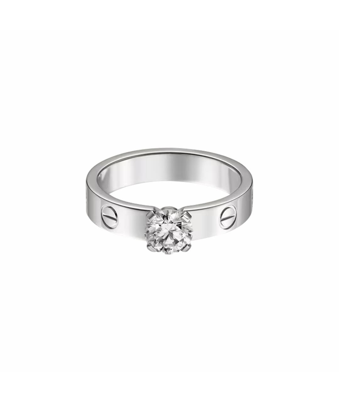 CARTIER Серебряное кольцо из белого золота, фото 1