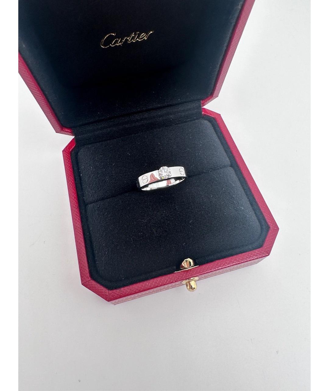 CARTIER Серебряное кольцо из белого золота, фото 9