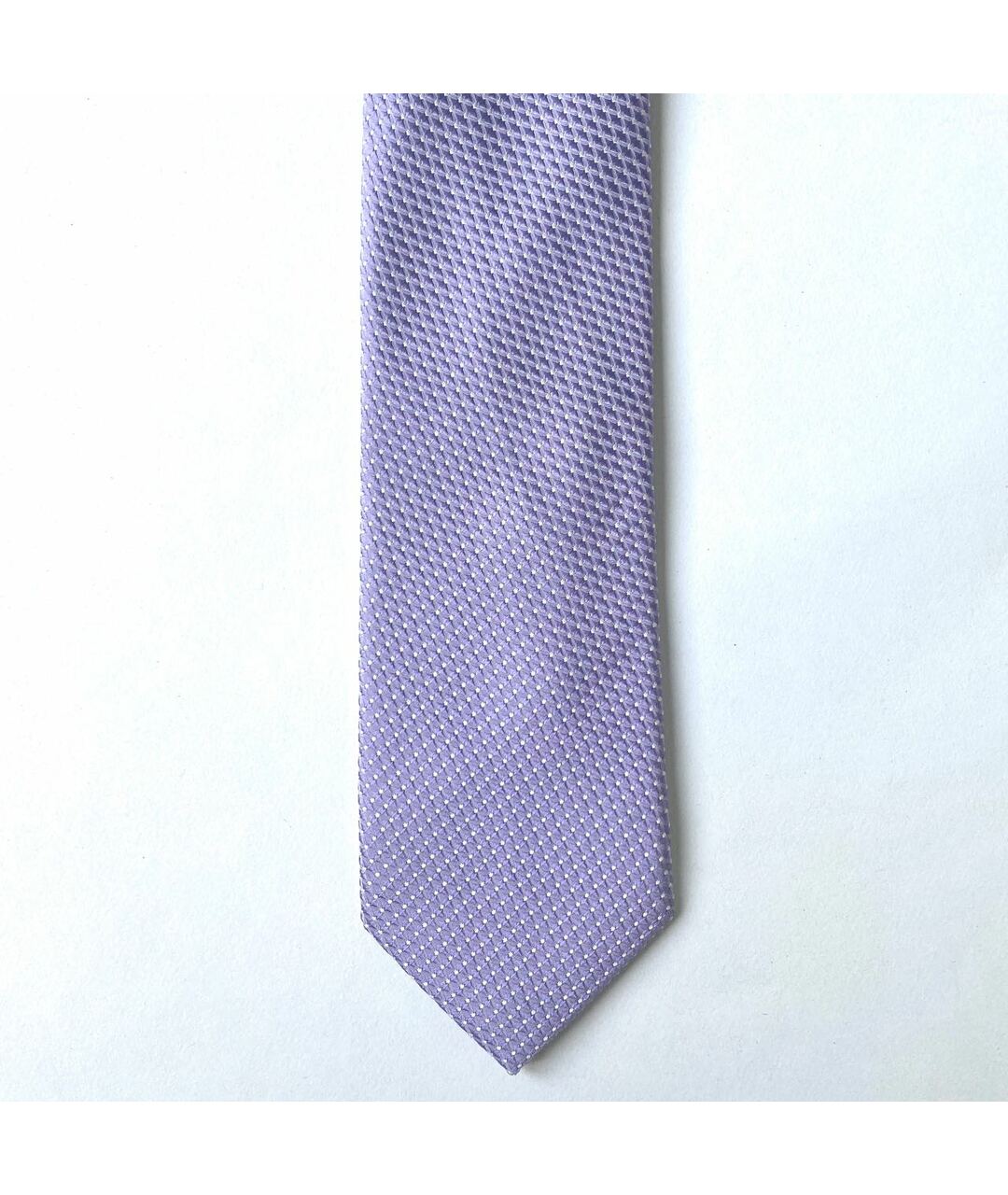 DKNY Фиолетовый шелковый галстук, фото 4