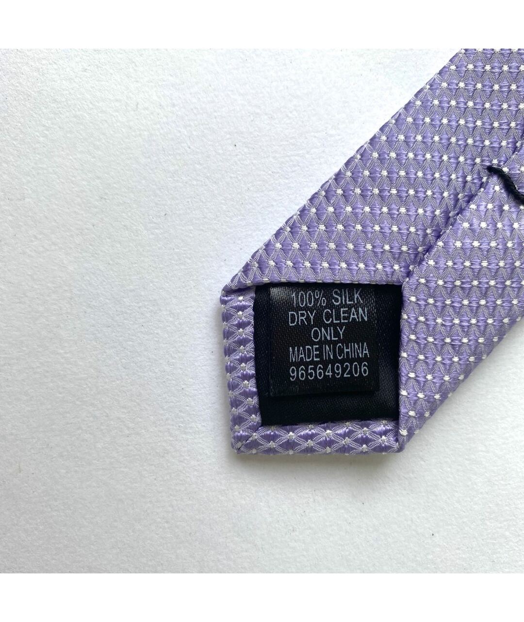 DKNY Фиолетовый шелковый галстук, фото 3