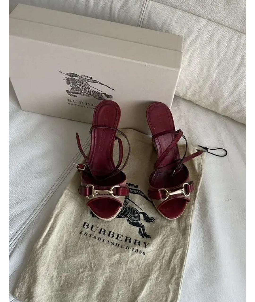 BURBERRY Босоножки, фото 9