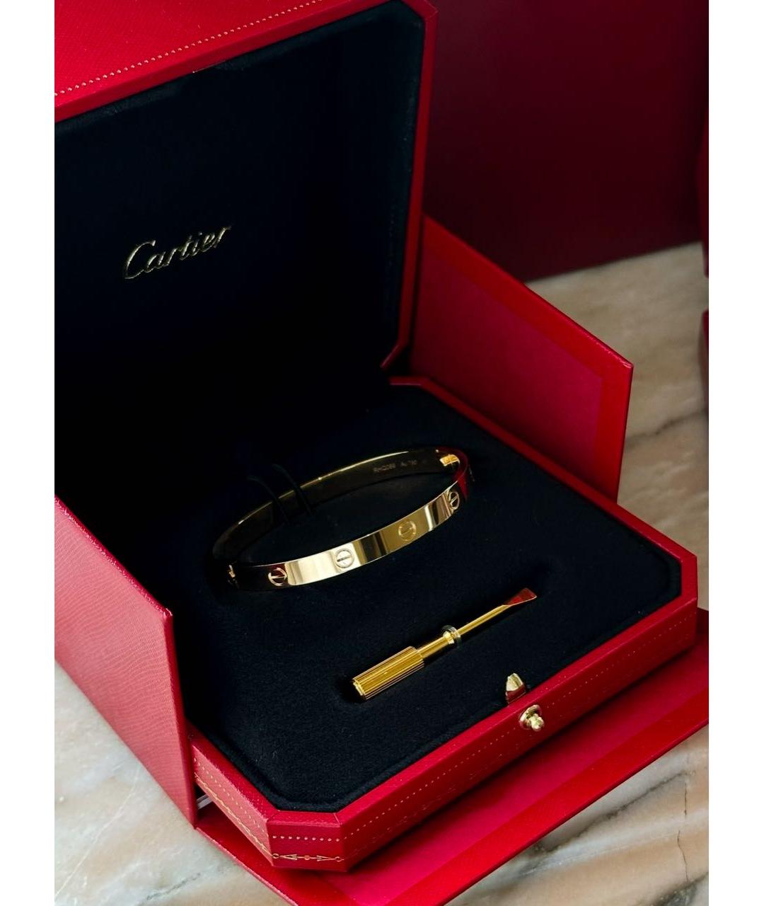 CARTIER Золотой браслет из желтого золота, фото 4