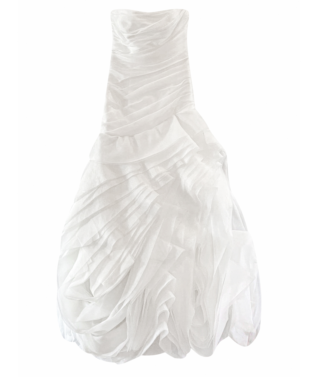 VERA WANG Белое полиэстеровое свадебное платье, фото 1
