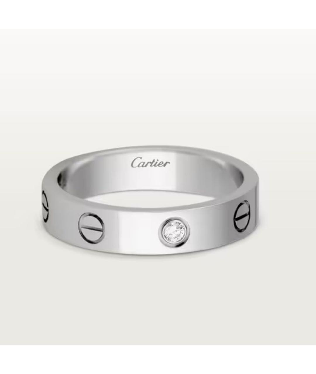 CARTIER Серебряное кольцо из белого золота, фото 6