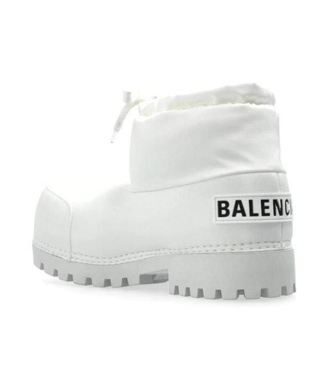 BALENCIAGA Белые ботинки, фото 3