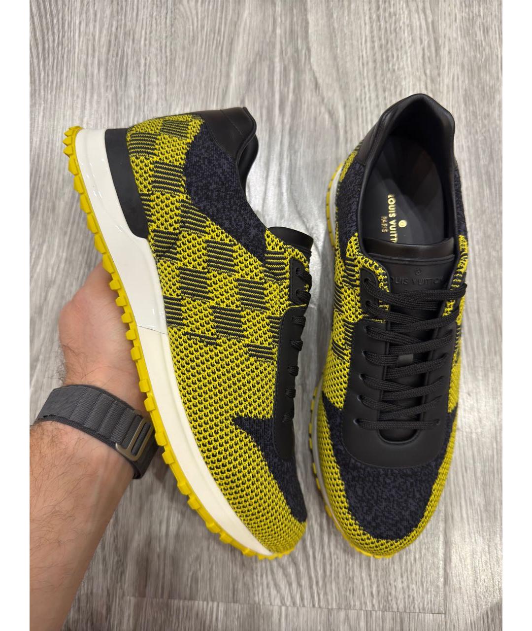 LOUIS VUITTON Мульти текстильные низкие кроссовки / кеды, фото 9
