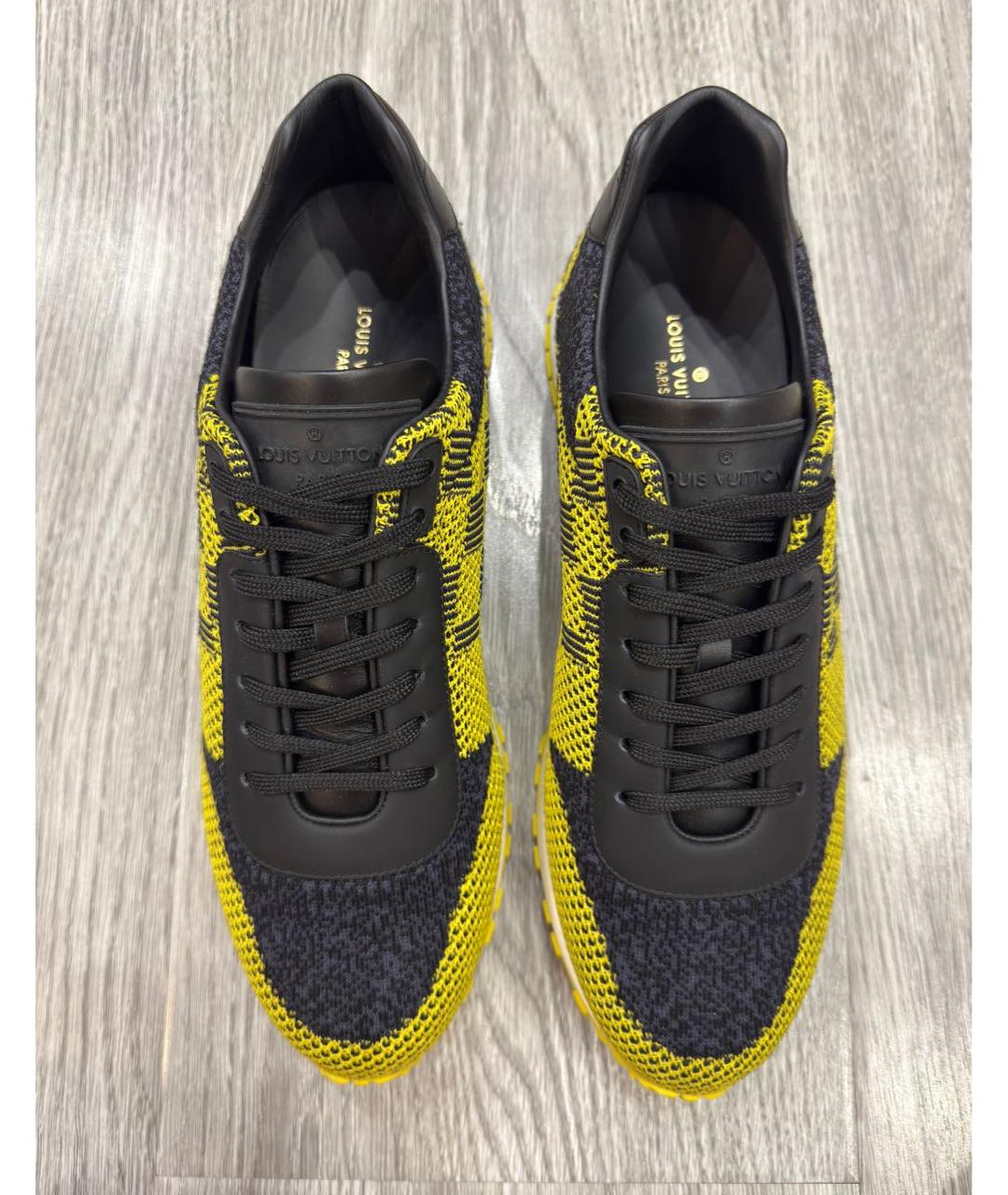 LOUIS VUITTON Мульти текстильные низкие кроссовки / кеды, фото 4