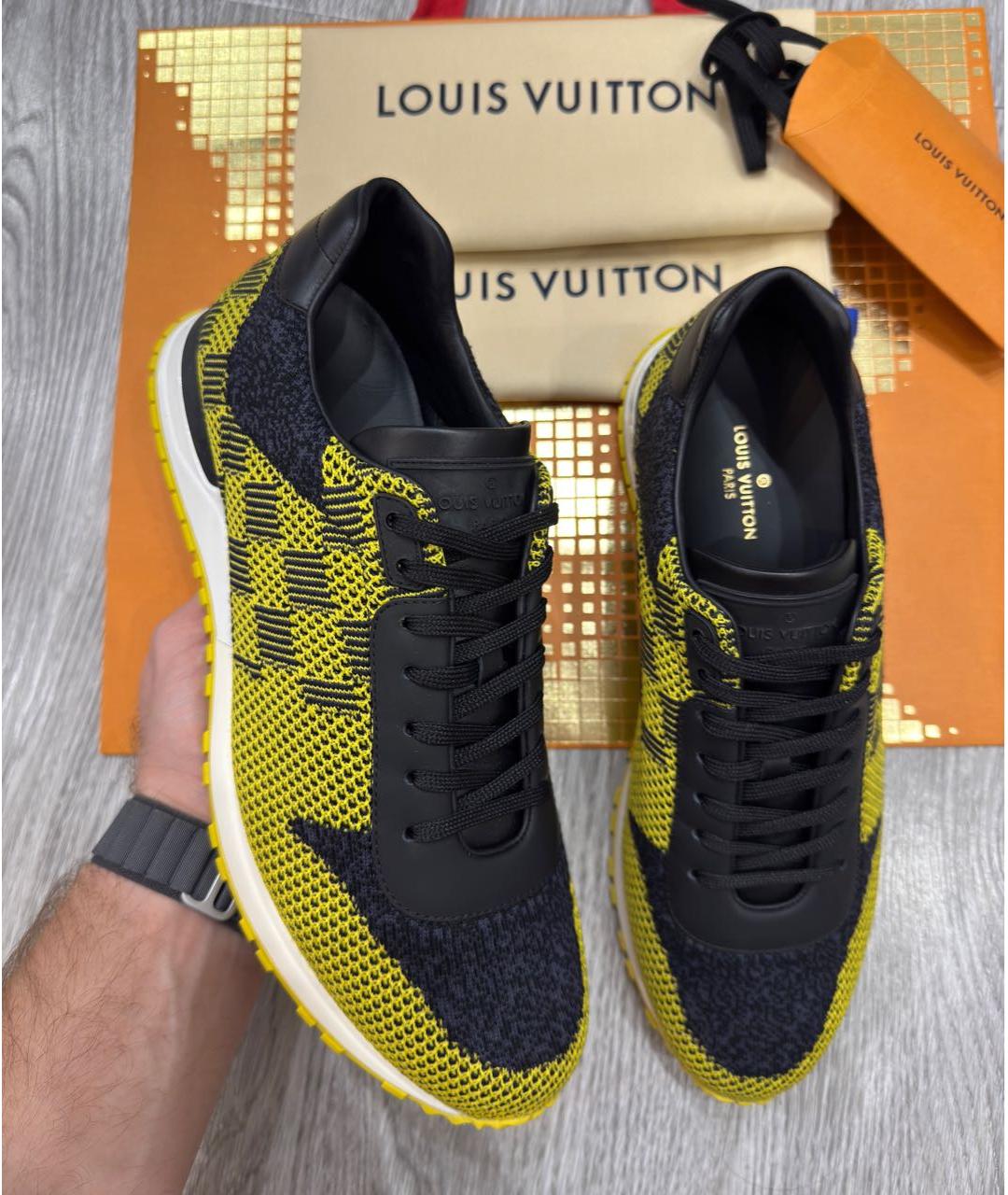 LOUIS VUITTON Мульти текстильные низкие кроссовки / кеды, фото 3