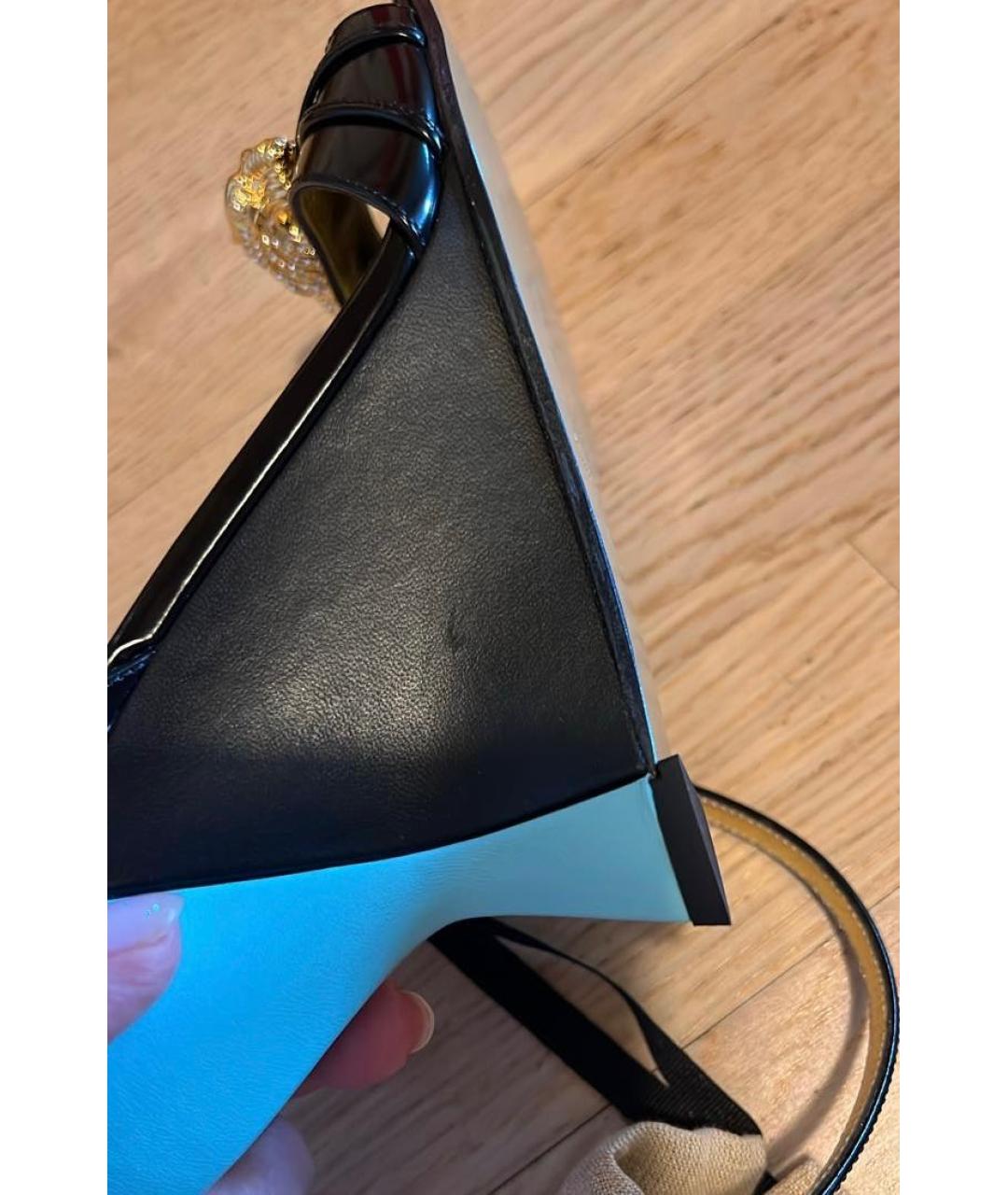 GUCCI Черные босоножки из лакированной кожи, фото 7