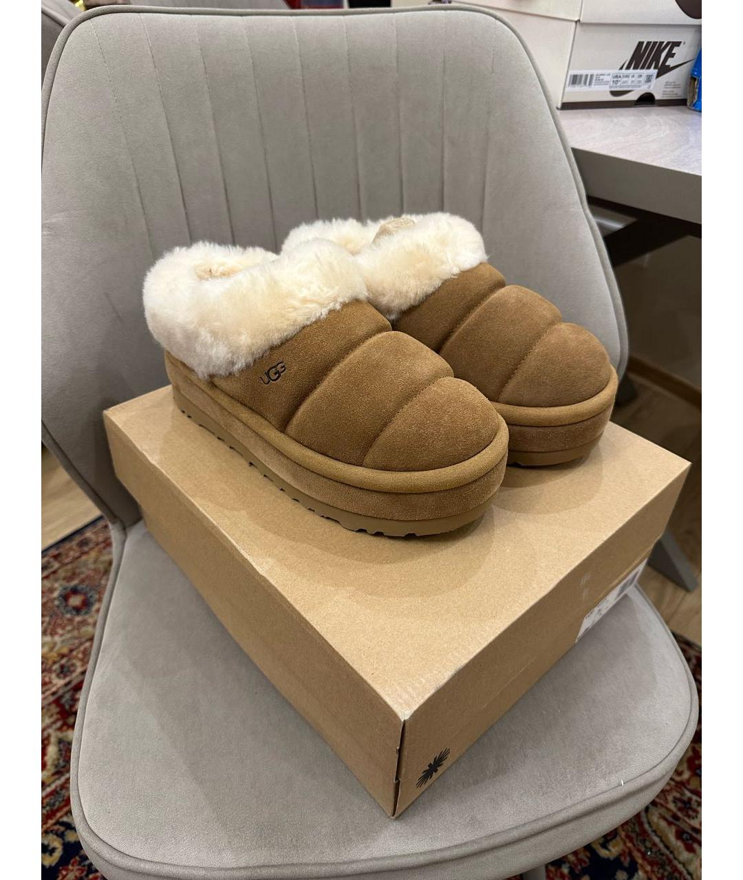 UGG AUSTRALIA Коричневые ботинки, фото 5