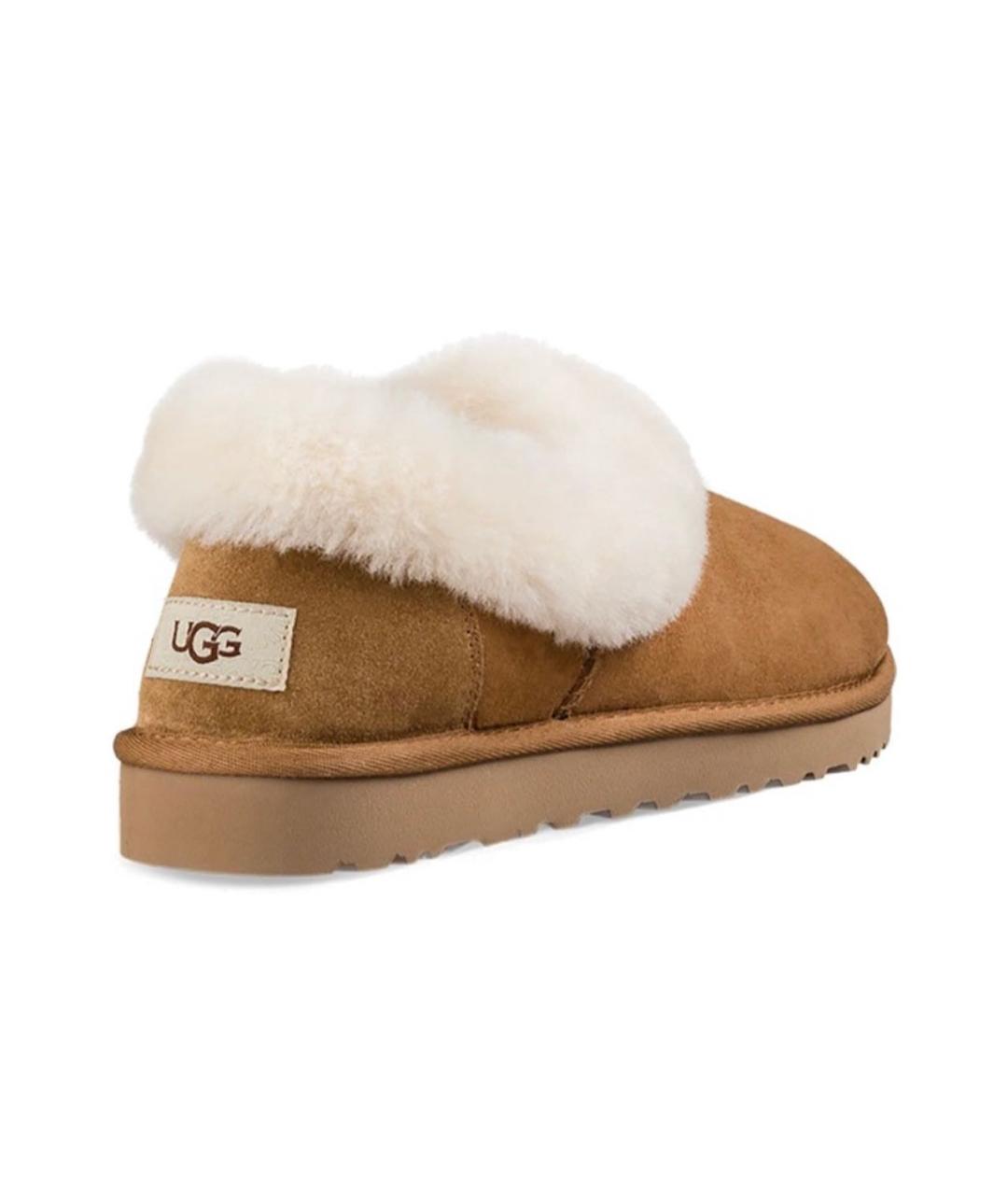 UGG AUSTRALIA Коричневые замшевые ботинки, фото 4