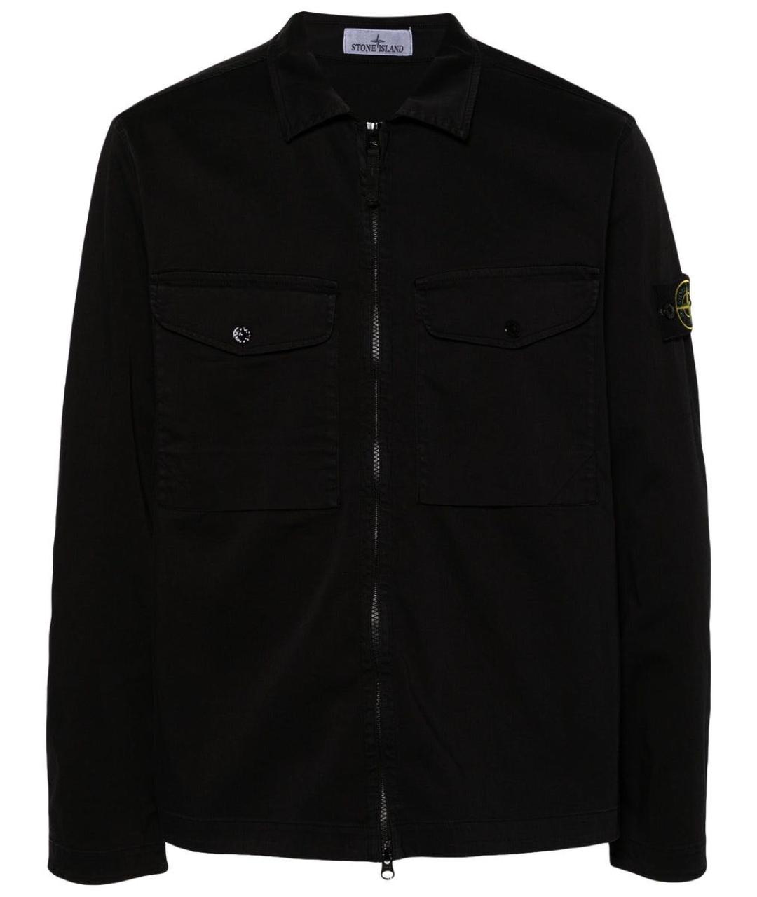 STONE ISLAND Черная куртка, фото 1