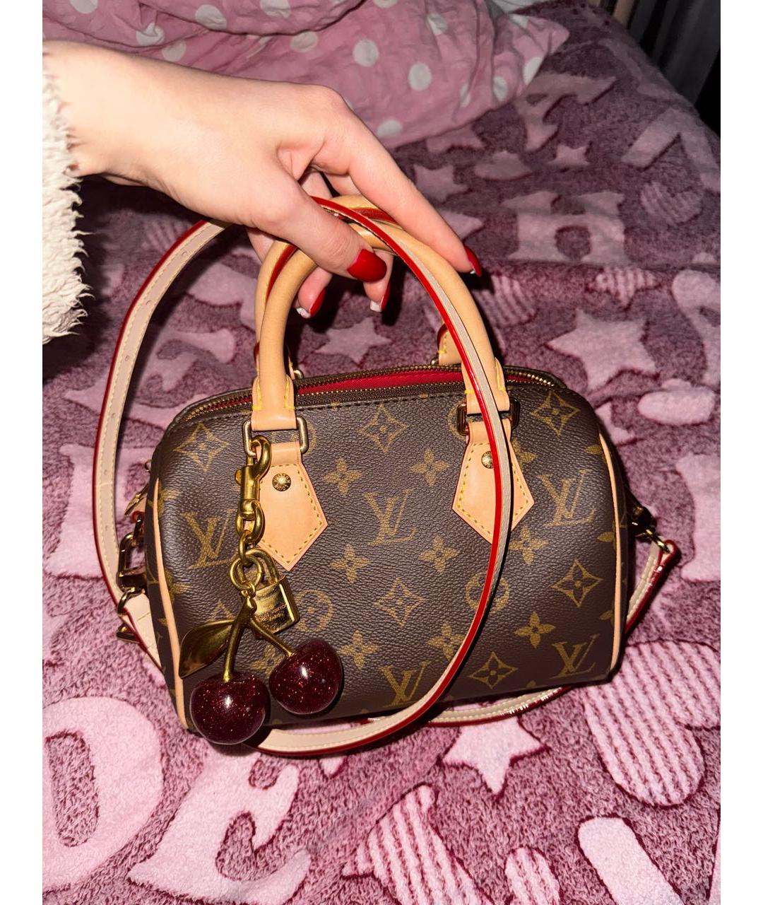 LOUIS VUITTON Коричневая кожаная поясная сумка, фото 3