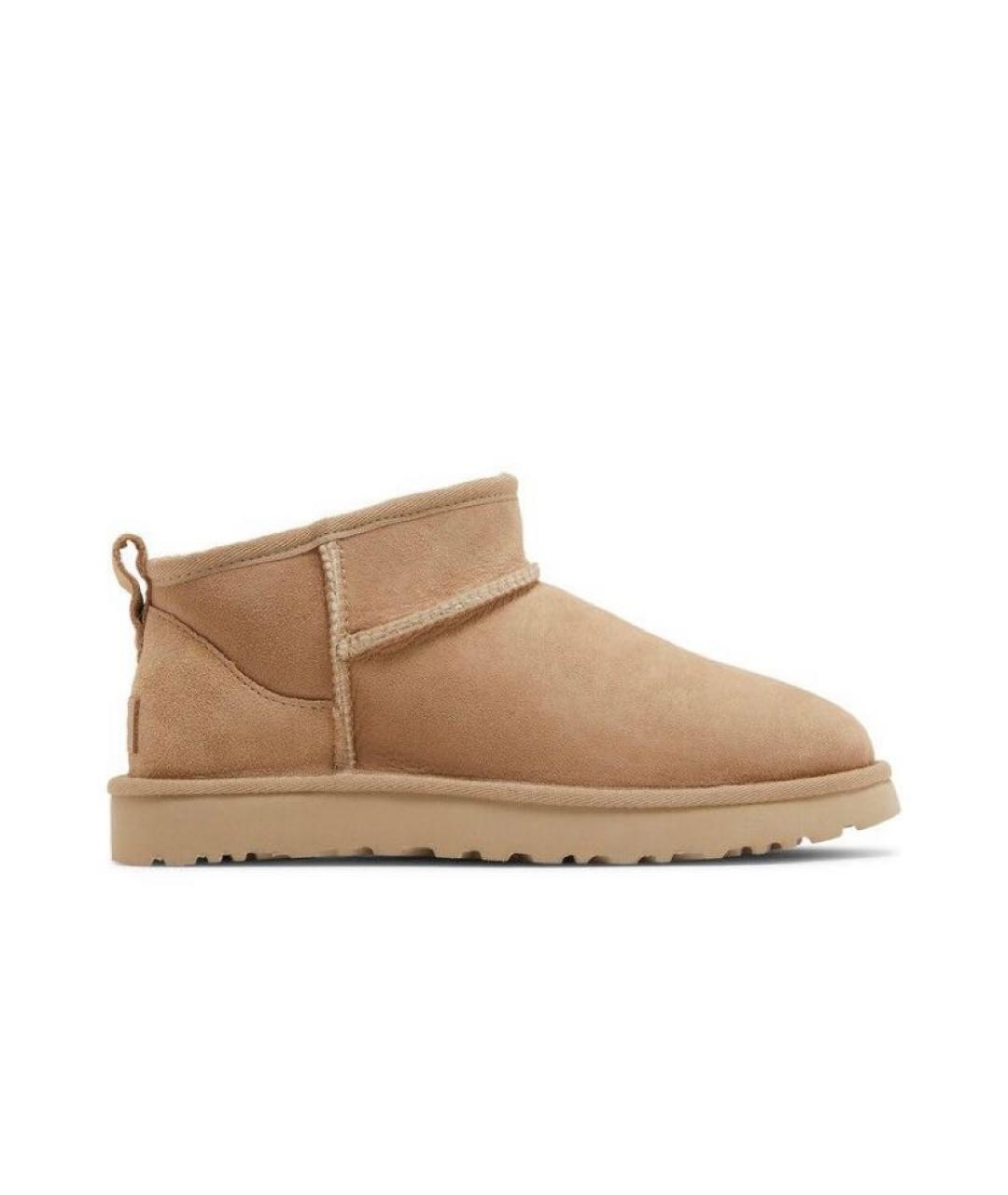 UGG AUSTRALIA Бежевые замшевые ботинки, фото 1