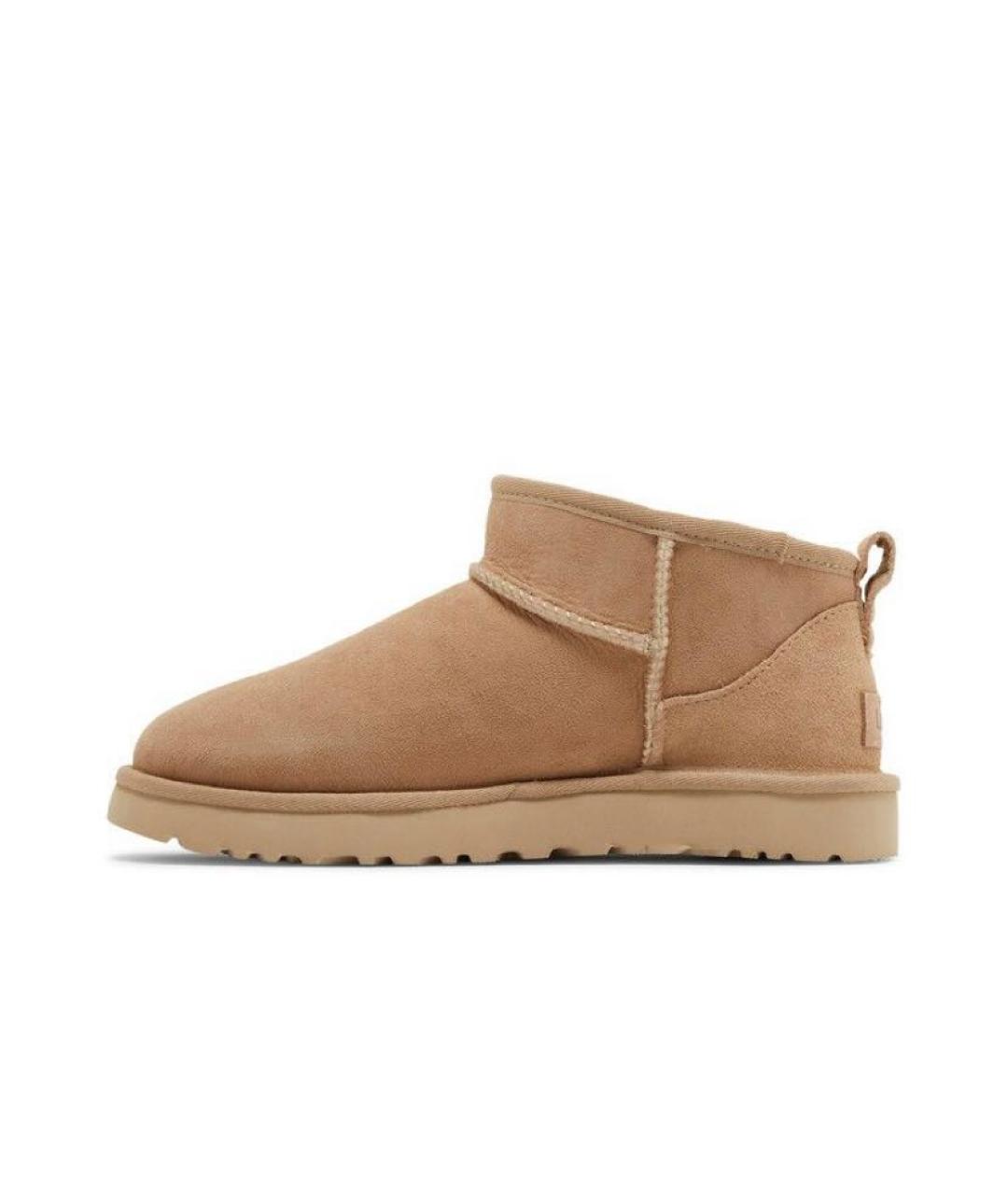 UGG AUSTRALIA Бежевые замшевые ботинки, фото 3