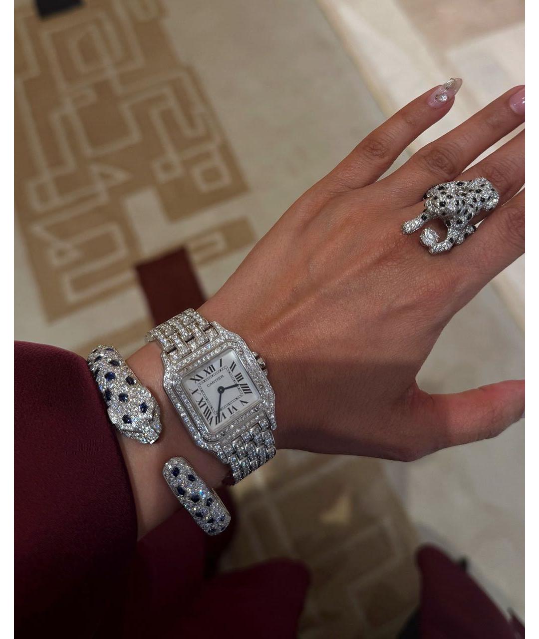 CARTIER Серебряные часы, фото 2