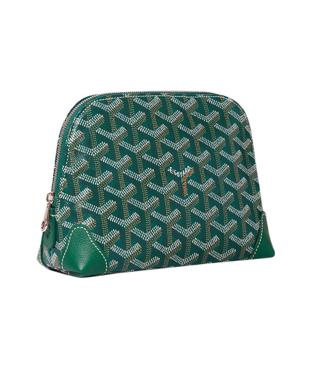 GOYARD Зеленая косметичка, фото 2