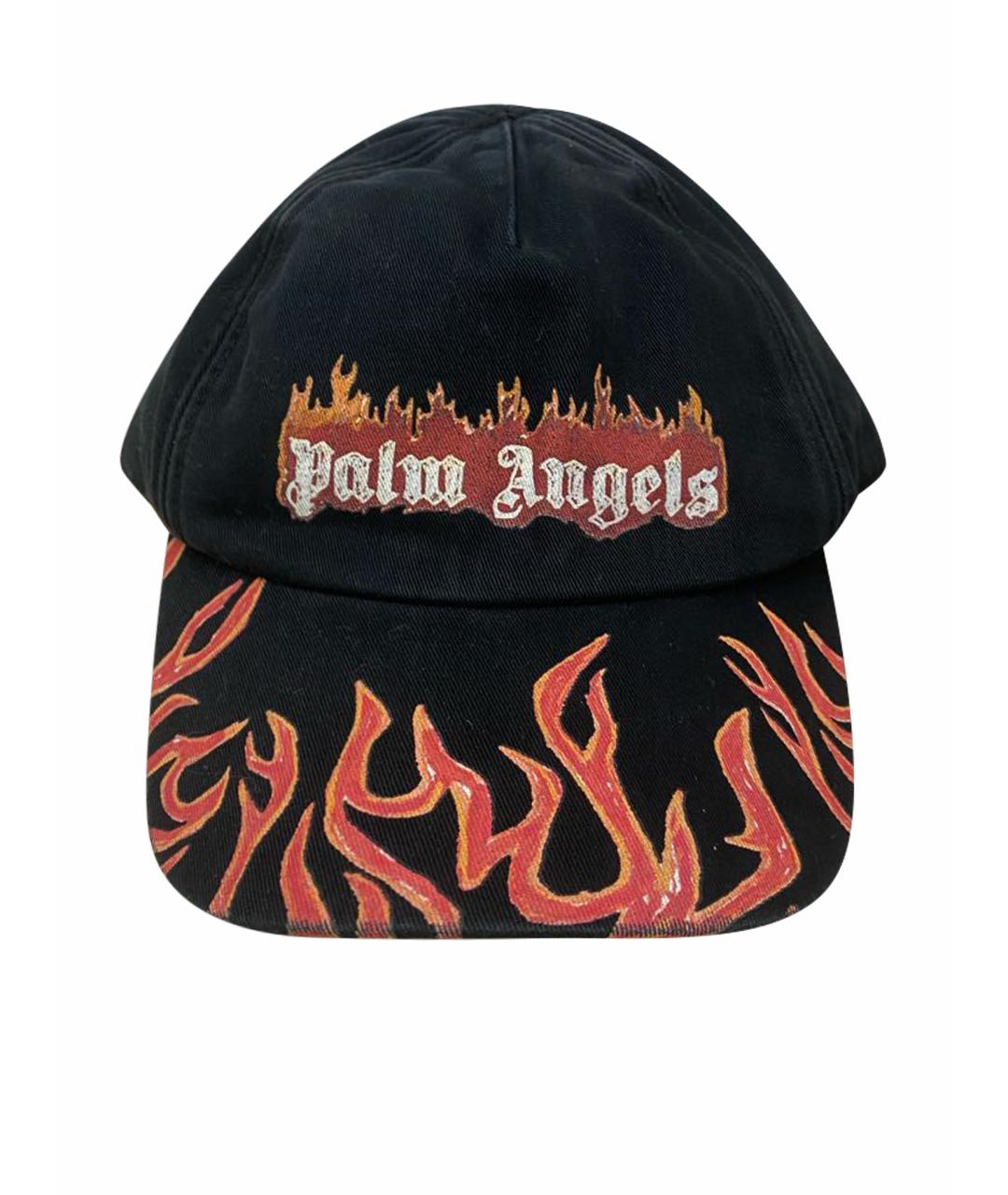 PALM ANGELS Черная хлопковая кепка/бейсболка, фото 1