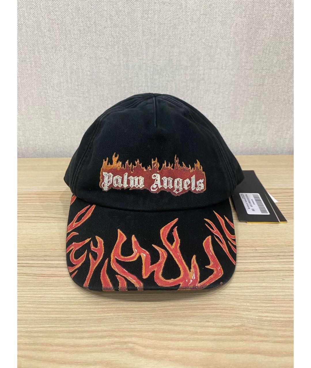 PALM ANGELS Черная хлопковая кепка/бейсболка, фото 8